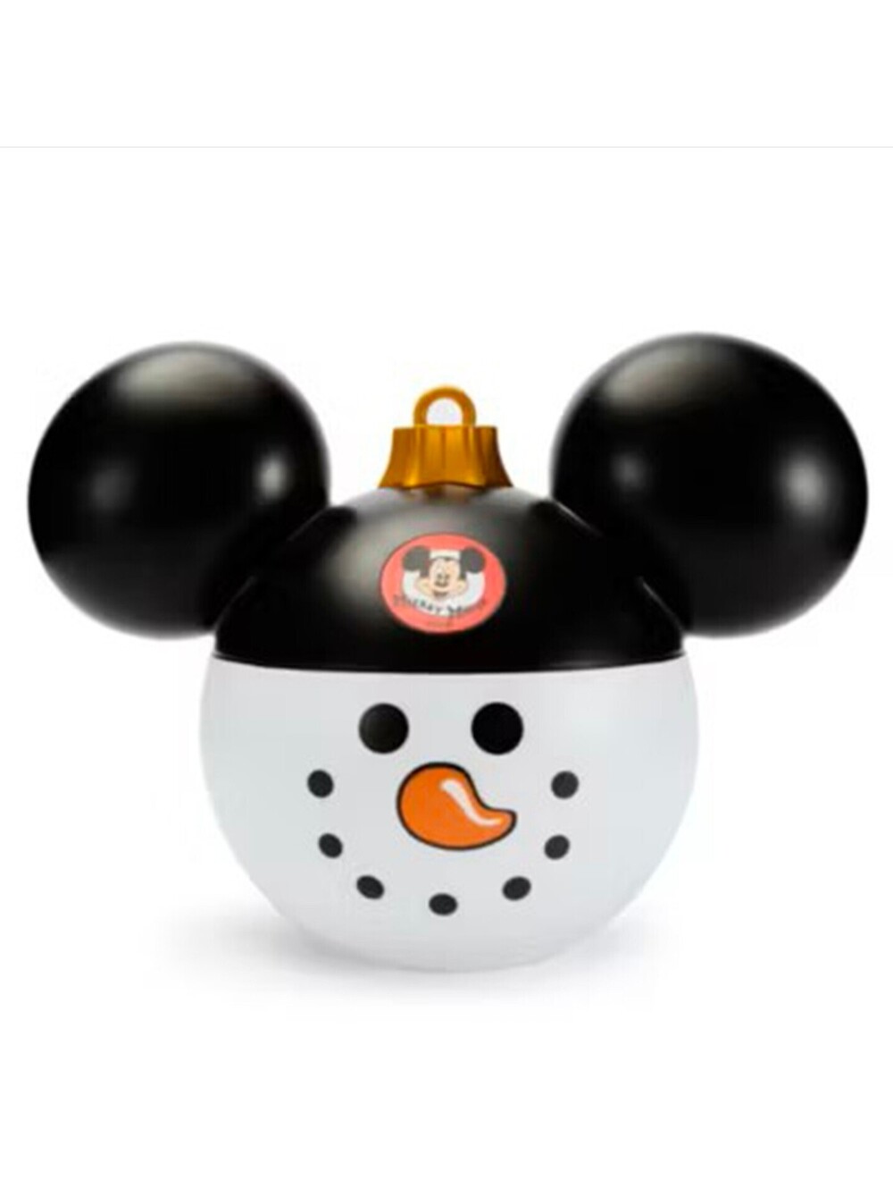 Mickey Mouse Club Snowman Medium Christmas Light-Up Ornament